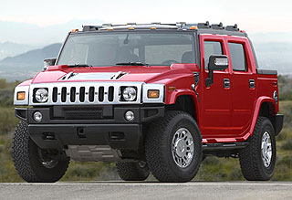 Hummer H2 Victory Red Limited Edition Model