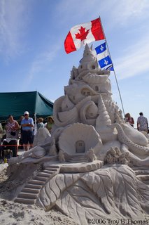 Sand sculpting competition on Fort Myers Beach, Florida; Photography by Troy Thomas
