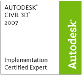 Civil 3D 2007 Implementation Certified Expert Logo