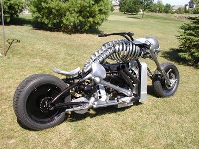skeleton frame motorbike