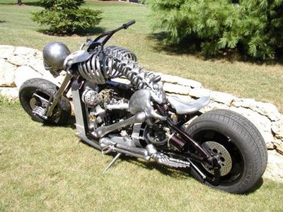 skeleton motorcycle