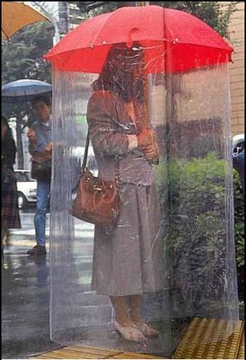 covered body umbrella