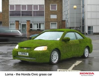 lorna - honda civic green car