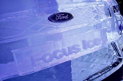 ford focus showroom ice car