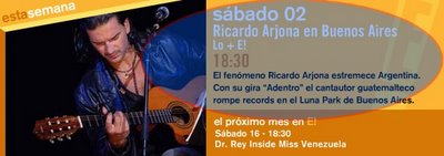 Entrevista de Ricardo Arjona en E!