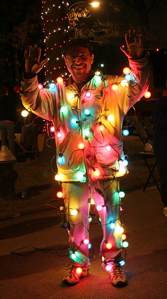 christmas light suit