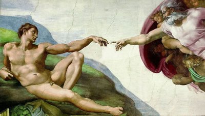 Michelangelo's Creation: CLICK to enlarge
