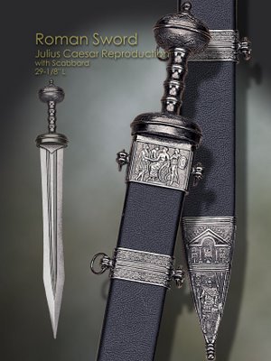 Caesar's sword: the gladius--CLICK to enlarge
