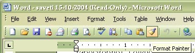 format painter tool