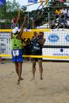 azione beach volley