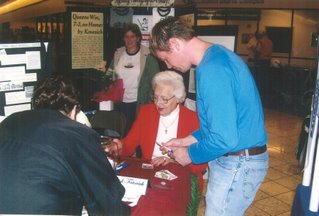 Ann Signing Autographs