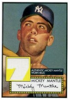 Relic from estate of Mickey Mantle