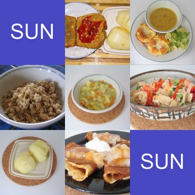 Sunday Food Collage