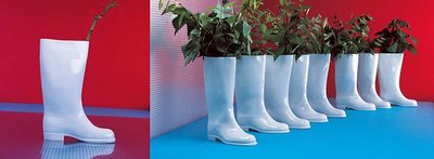 Maxim Velcovsky wellington boot vase