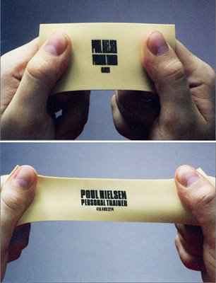 stretch business card