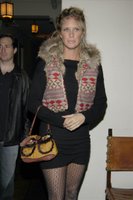 Rachel Hunter in Black Nylons and Boots