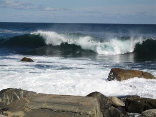 Perfect wave on the coast of Kejimkujik National Park