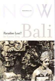 Bali: Paradise Lost? bookcover; Pluto Press