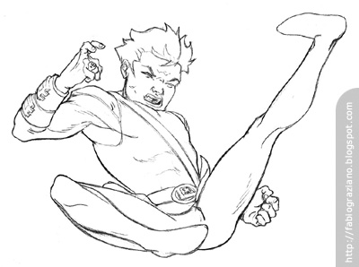 Art by Fabio Graziano - Karate Kid © DC Comics