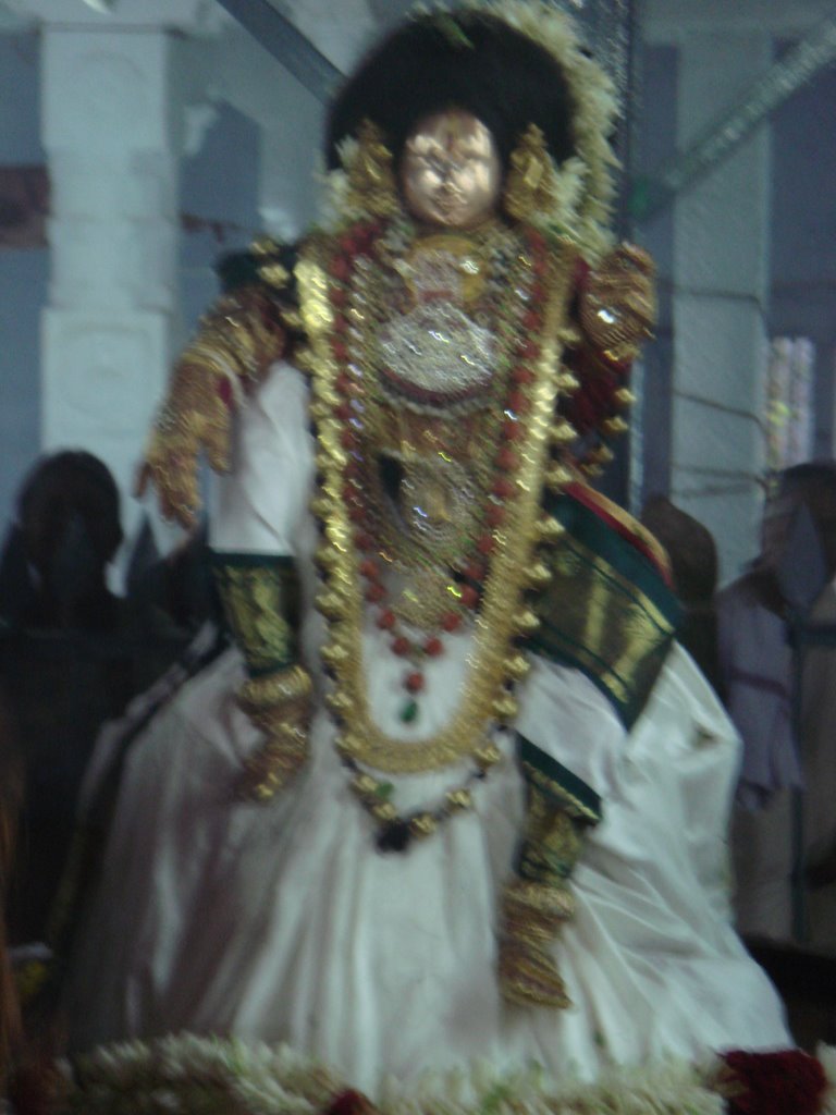 Sri Villiputtur: Sri Andal after Yennai Kappu