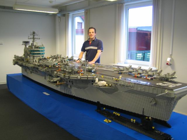 Lego Aircraft Carrier ~ Damn Cool Pictures