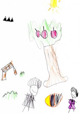 AJ's drawing of the park