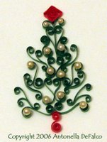 free quilling christmas tree pattern