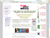 LoveYourLibrary website screen shot