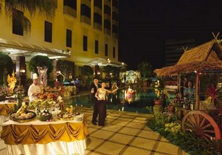 Pool Side Area Events Chaophya Park Hotel Bangkok