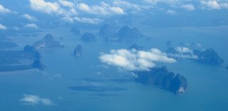 Some islands in Phang Nga Bay