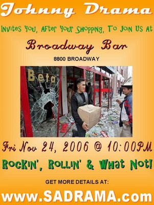 Johnny Drama at Broadway Bar