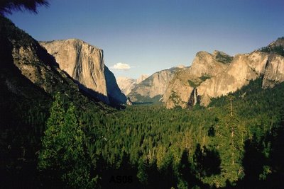 Tunnel View, Yosemite National Park, Aug. 1995