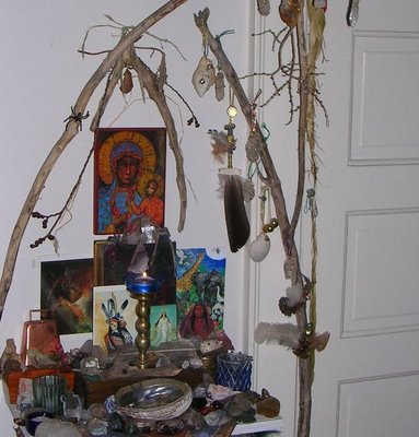 Photo of Milwaukee Shamanic Shift Sanctuary Divine Feminine and Children Shrine by J.M.McCombie