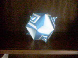 cuboctaedro com espirais, pequeno