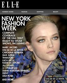 ELLE Magazine | New York | Fashion Week 2007