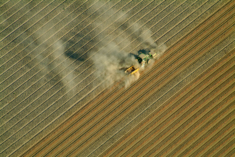 Tractor at work
