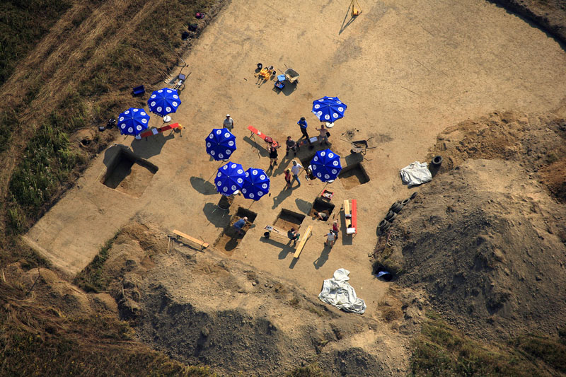 Site excavation, Niedererlbach