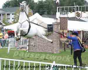 Horse jumping