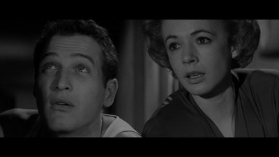 Paul Newman and Piper Laurie in The Hustler