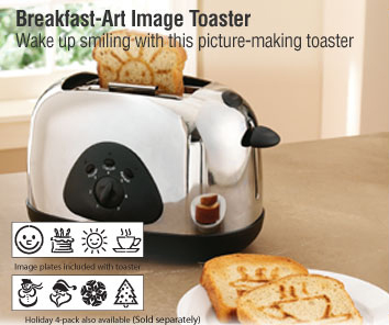 Breakfast-Art Image Toaster.