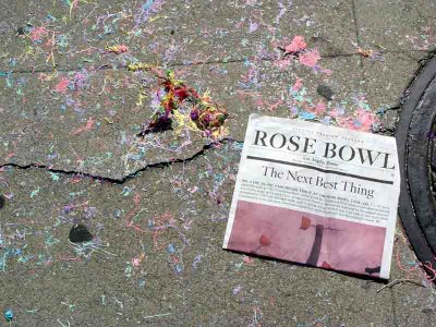 Rose Parade 2007 Garbage - Silly String and LA Times.jpg