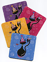 New Year Disposable Coasters
