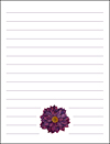Flower Notecard