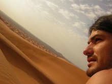 Las dunas d'Erg Chebbi (Marruecos)