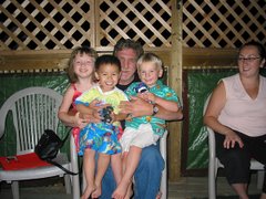 Poppa with Aaryanna, Quentin and Hayden