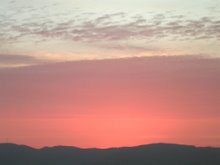 Pôr-do-Sol sobre a Serra da Boneca