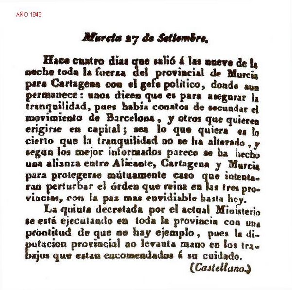 CARTAGENA 1843