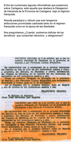 PROVINCIA DE CARTAGENA DE 1966