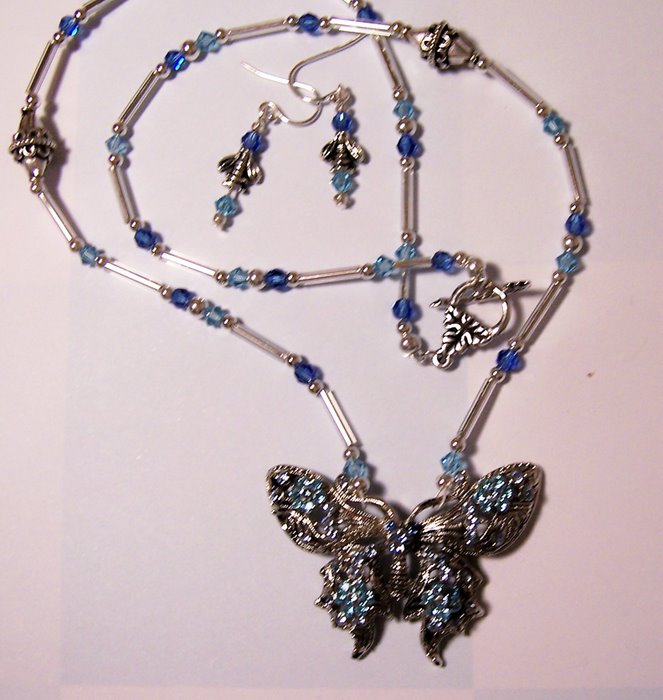 My Sparkling Blue Butterfly