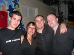 con Xusvi, Reme y Carlitos.
